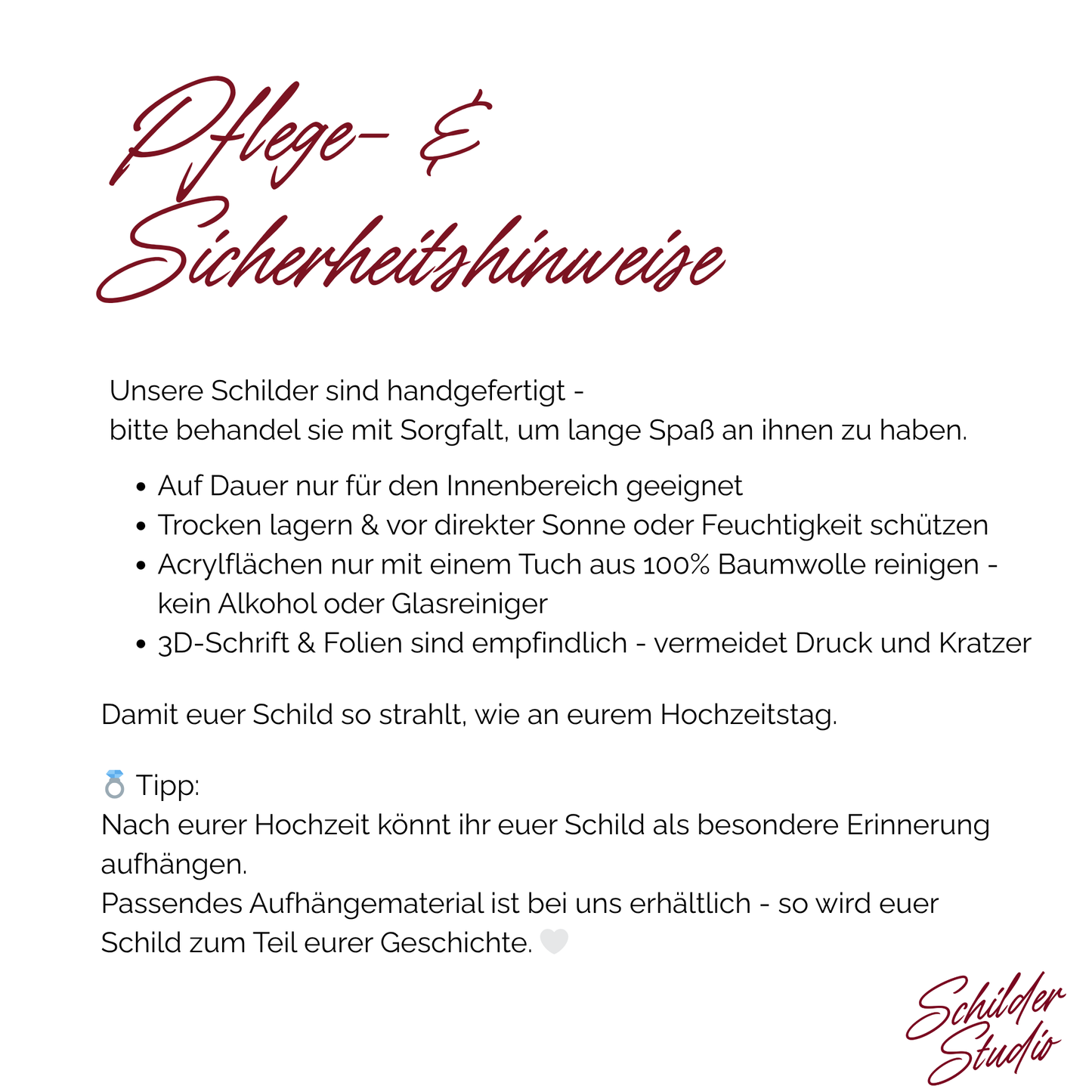 Sitzplan Hochzeit Acryl – Elegantes Design „Paris“ 3D für 50 - 100 Personen